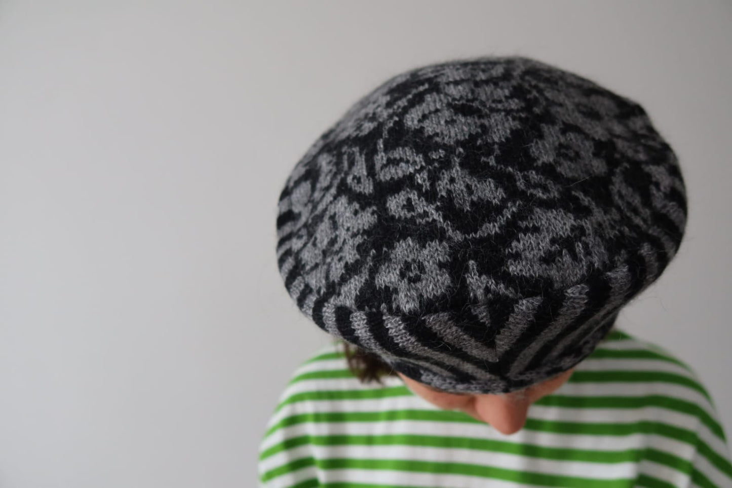 BERET - BLACK PATCHWORK