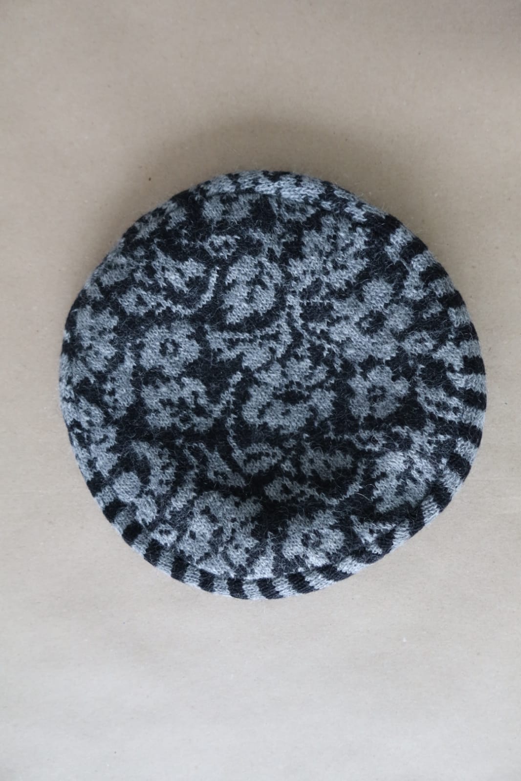 BERET - BLACK PATCHWORK