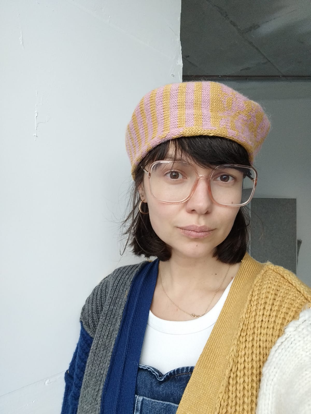 BERET - PINK PATCHWORK