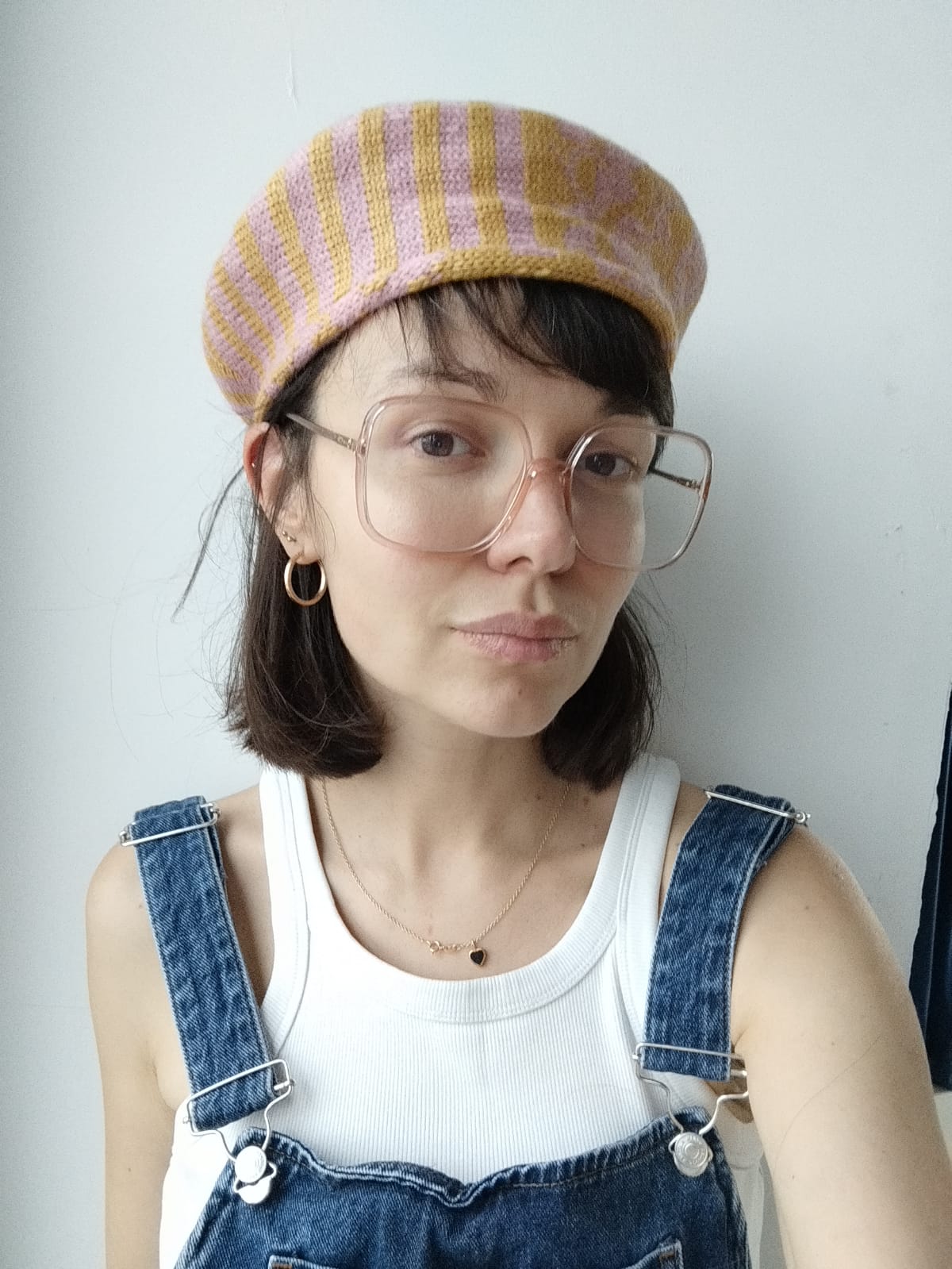 BERET - PINK PATCHWORK