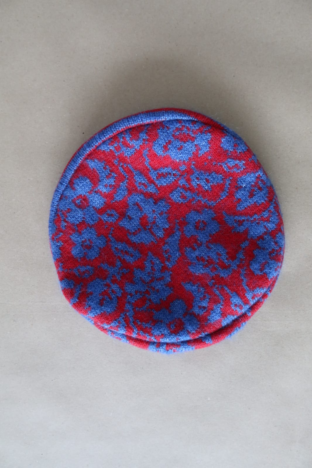 BERET - BLUE PATCHWORK