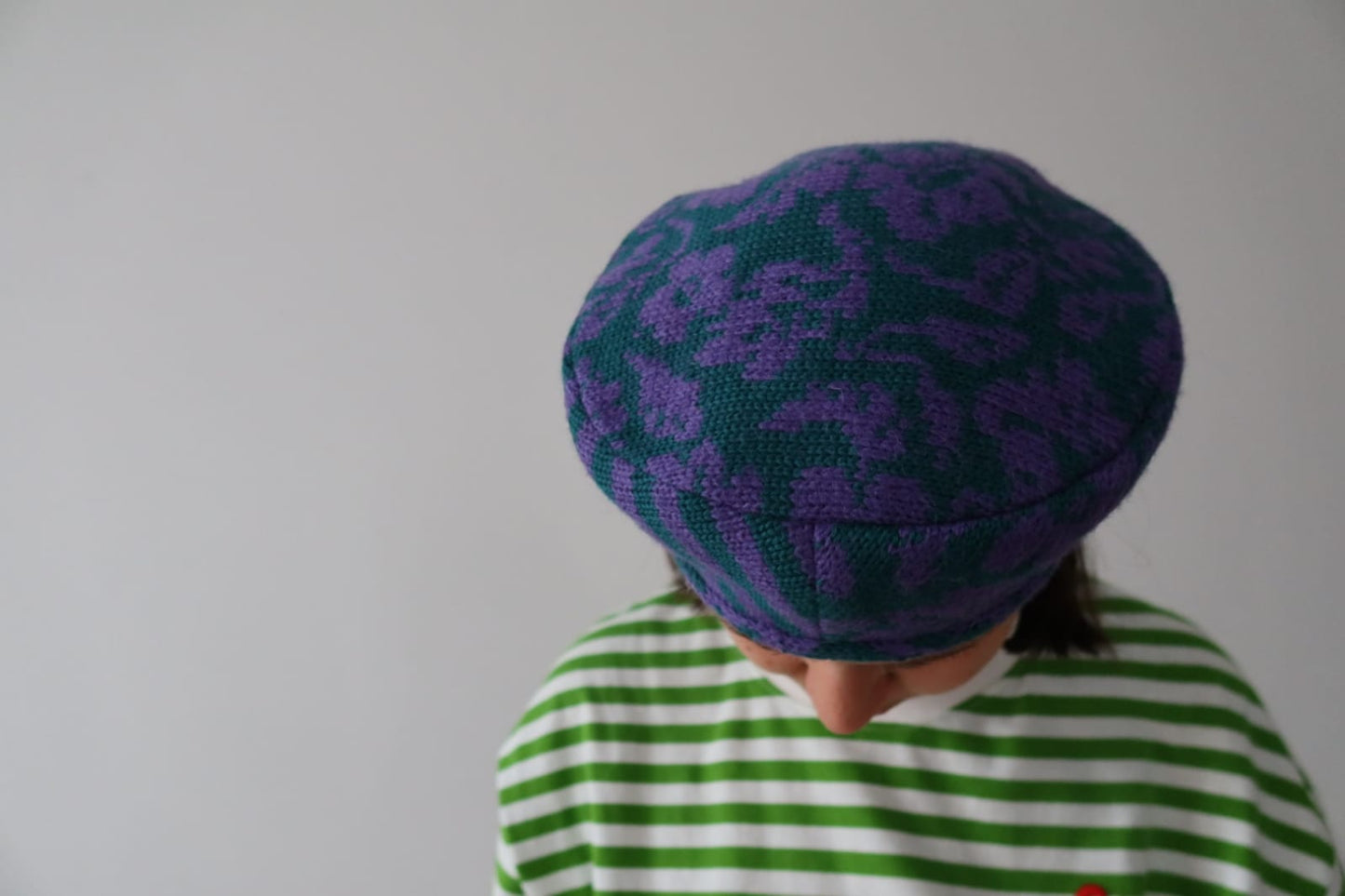 BERET - VIOLET PATCHWORK