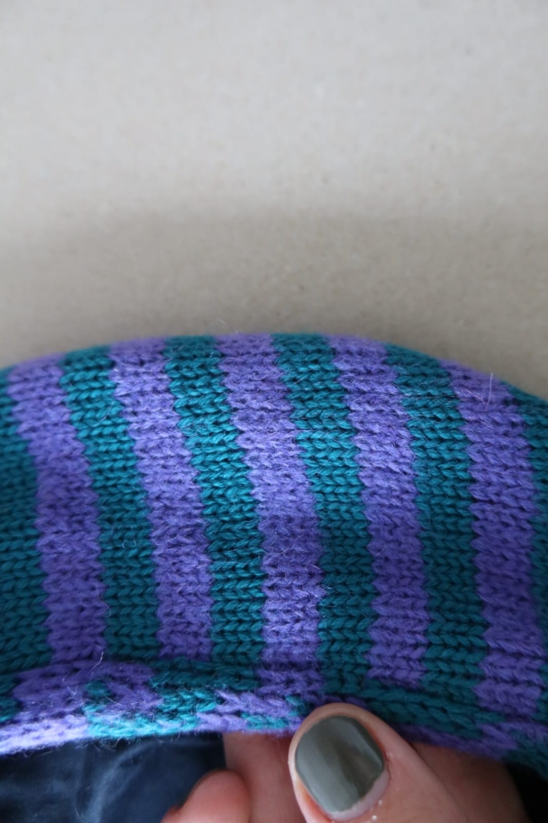 BERET - VIOLET PATCHWORK