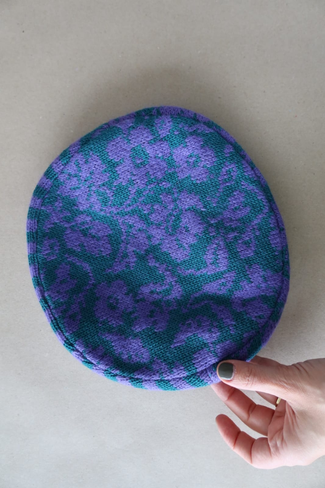 BERET - VIOLET PATCHWORK